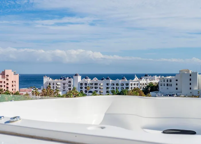 Luxury With Pool&jacuzzi On Terrace In Médano Apartamento