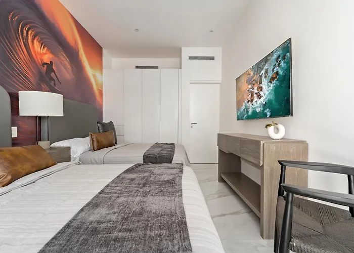 Luxury With Pool&jacuzzi On Terrace In Médano Apartamento *